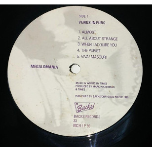 Venus In Furs - Megalomania 1989 UK Vinyl LP ***READY TO SHIP from Hong Kong***